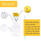 100 x Plastic Honey Bear Bottle Squeeze Bear Cup Flip Top Lid Jar 325GM/249ml