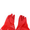 PVC Work Safety Glove Red 45cm Oil Chemical Resistant Dipped Durable Sanded