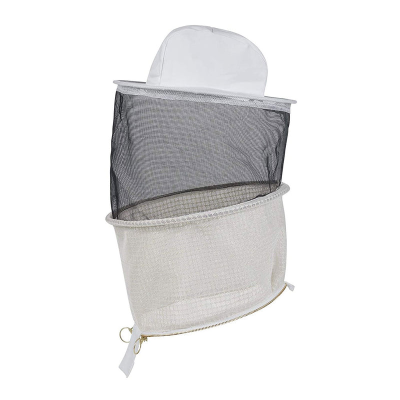 Beekeeping Replacement 3 Mesh Round Head Veil With YKK Zip