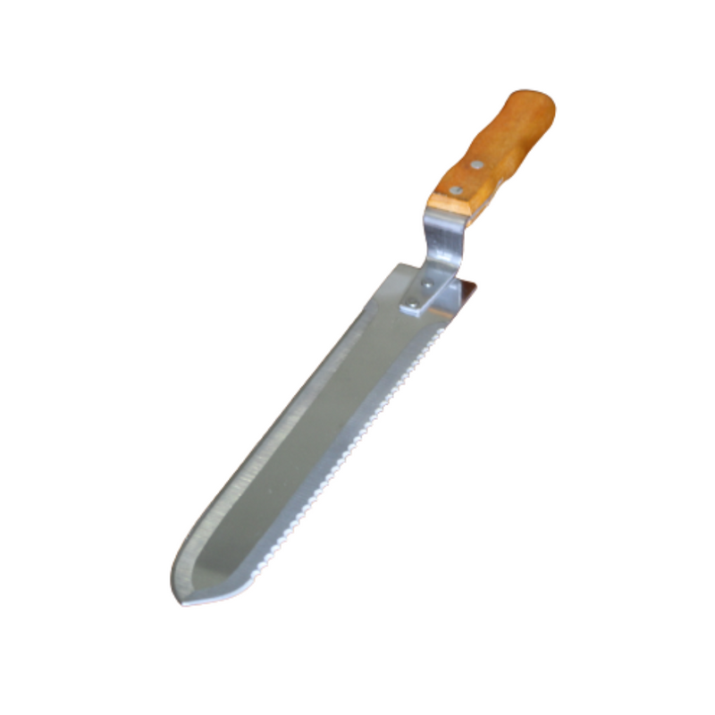 Stainless Steel Z-shaped Uncapping Serreted Knife for Honey Extraction & Cutting, Double-sided Sharp Beekeeping Tools