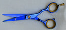 Ovial Leopard - Blue Plasma Quoted Professional Scissor 5.5"