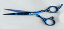 Ovial- Fix Hook Blue Plasma Quoted J-2 Steel Professional Scissor 6"