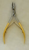 Ovial RH-24 kt Gold Plated Professional Stainless Steel Cuticle Nipper for Manicure & Pedicure