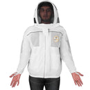 Beekeeping Bee Cotton Semi Ventilated Jacket With Hood Style Veil Protective Gear