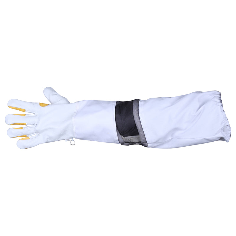 Beekeeping Bee Gloves Cow Hide Ventilated  Heavy Duty Gloves