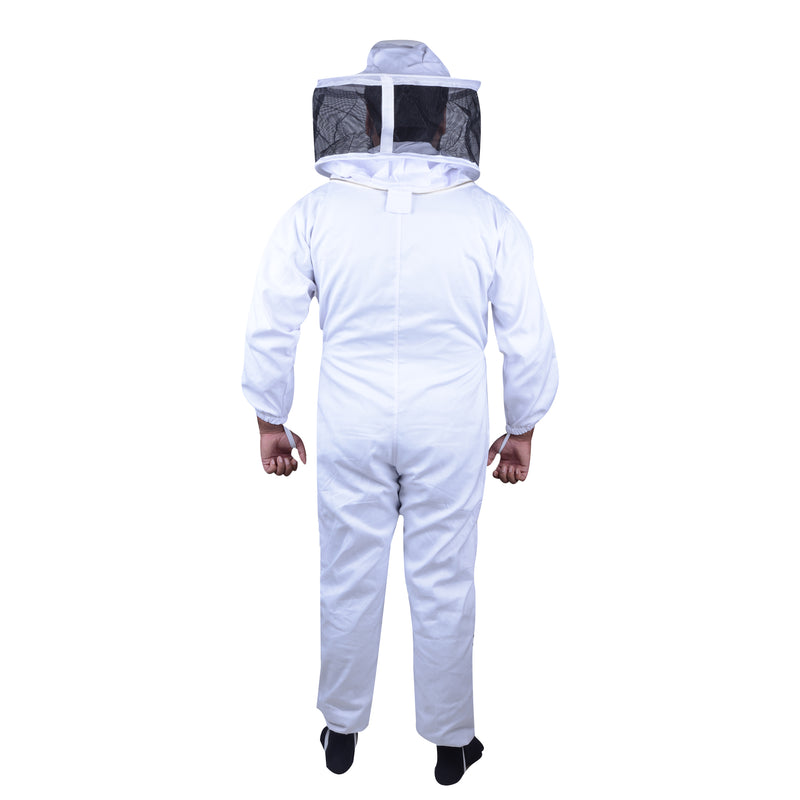 OZBEE Beekeeping Suit Standard Cotton With Round Head Veil