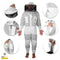 Beekeeping Starter Kit For Beekeepers With OZ Bee Premium 3 Layer Mesh Ventilated Round Head Suit Protective Gear