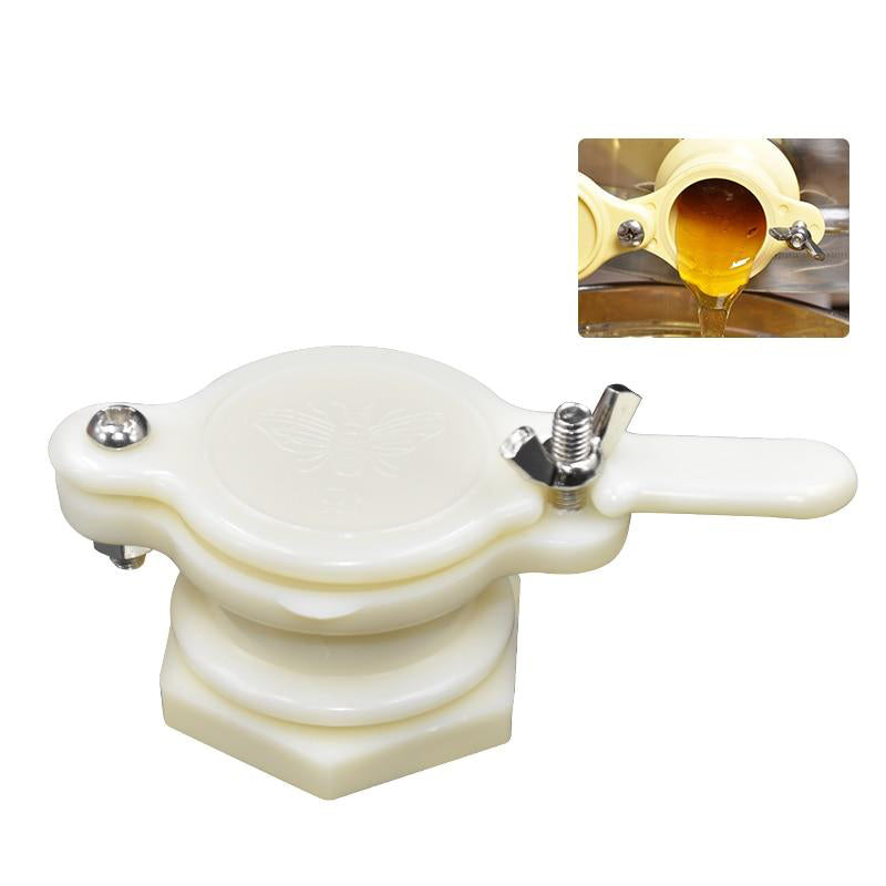 Honey Gate Valve with Wing Nut, Heavy Duty Nylon Bee Hive Honey Gate