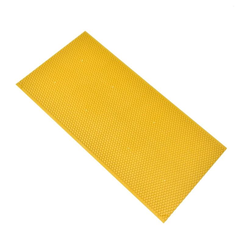 Plastic Beehive Foundation Full Depth Honeycomb Foundation for Bee Frames Yellow