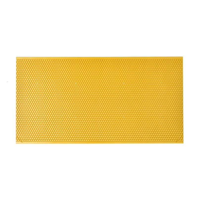 Plastic Beehive Foundation Full Depth Honeycomb Foundation for Bee Frames Yellow